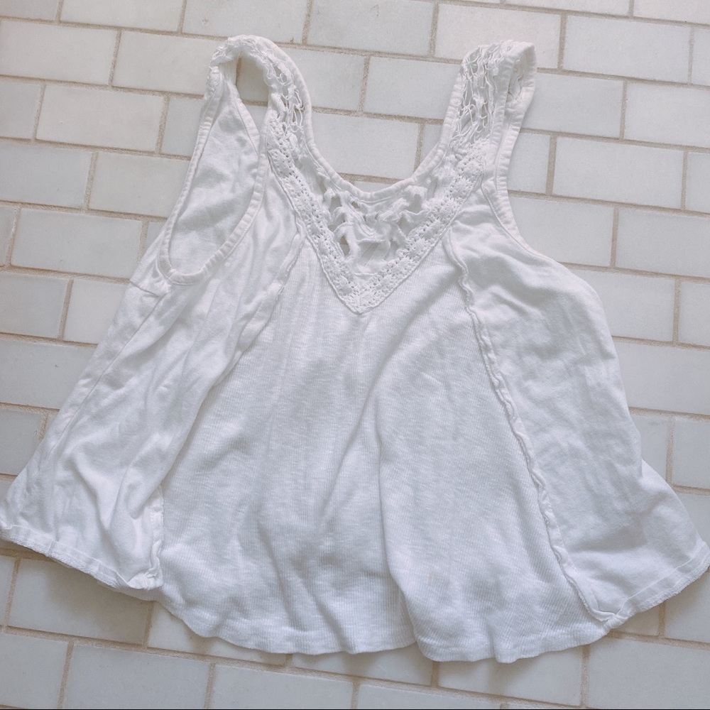 FREE PEOPLE WHITE TANK